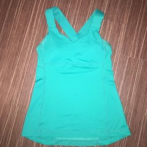 Teal lulu tank
